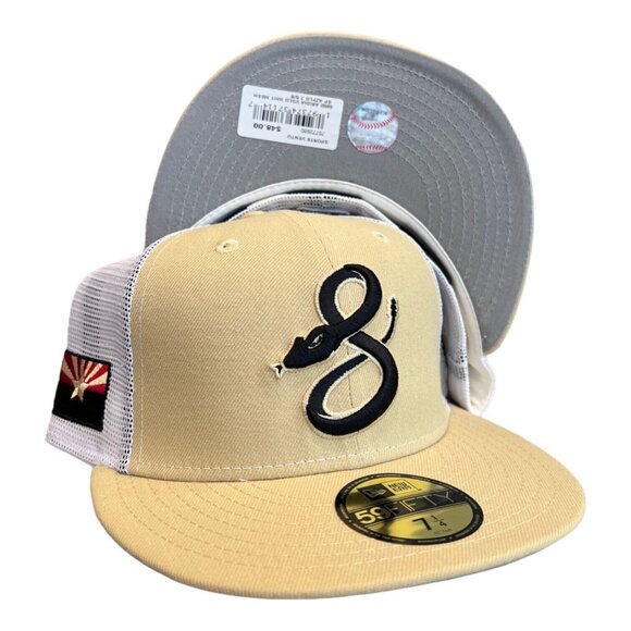 New Era Arizona Diamondbacks 59FIFTY Fitted Trucker Hat Connect Rearview - Picture 1 of 6